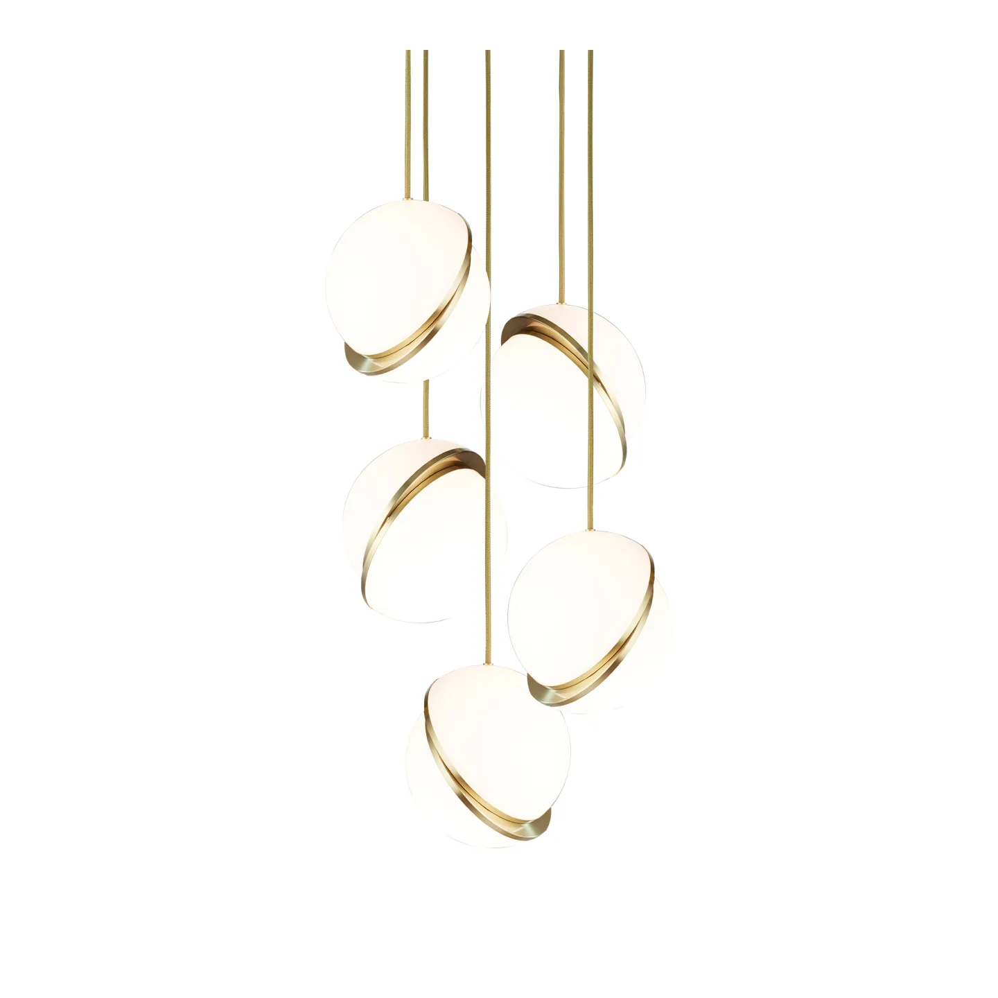 Lee Broom - Mini Crescent Chandelier 5 Piece - Klusterlampor - Flerfärgad