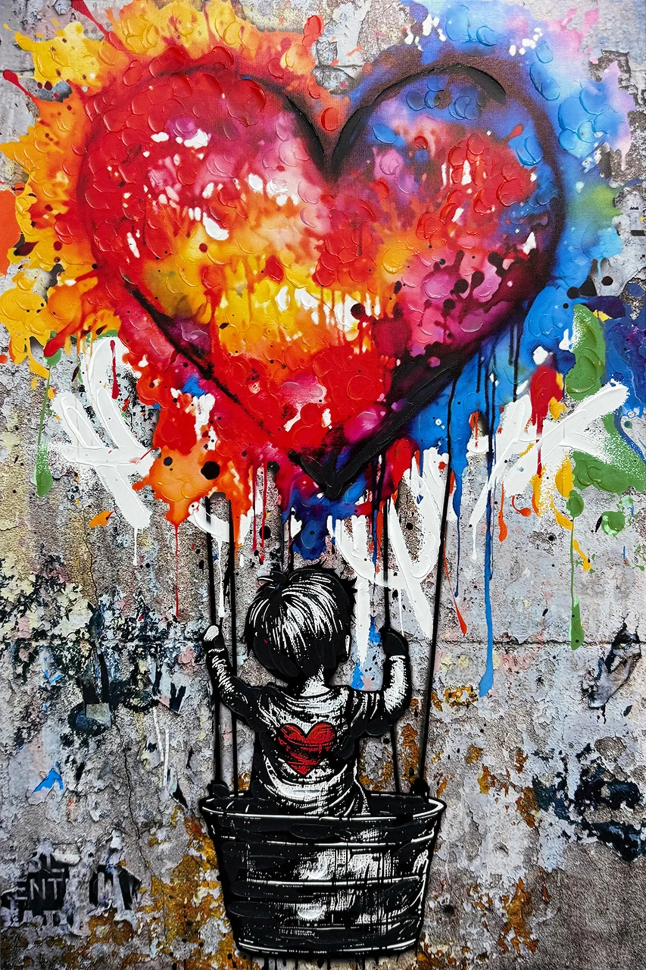 image LAND Gemälde Love Balloon | Schubiger Möbel