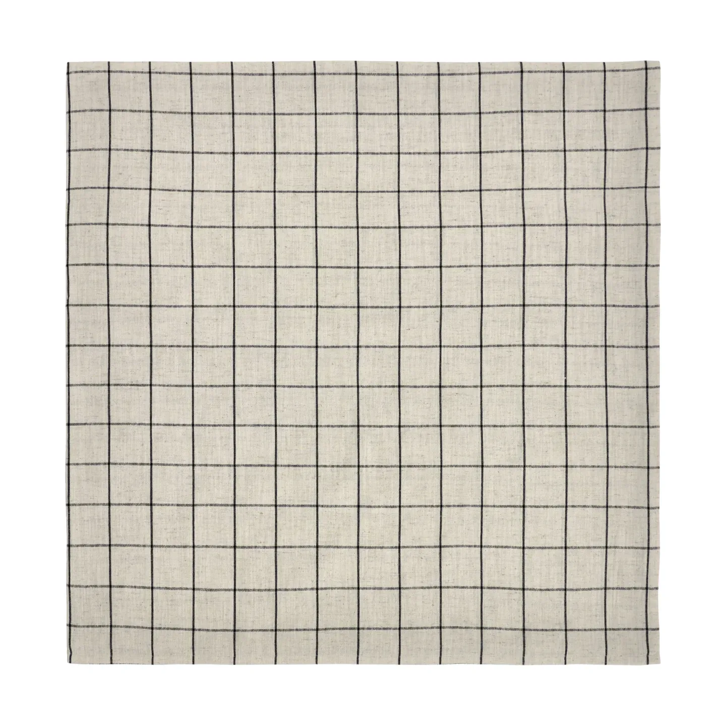 House Doctor Join Tischdecke 150x150 cm Black-off white