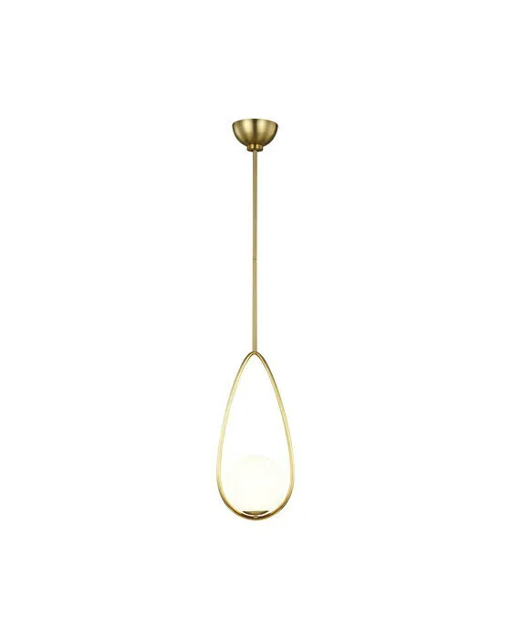 Galassia One Light Pendant Brass