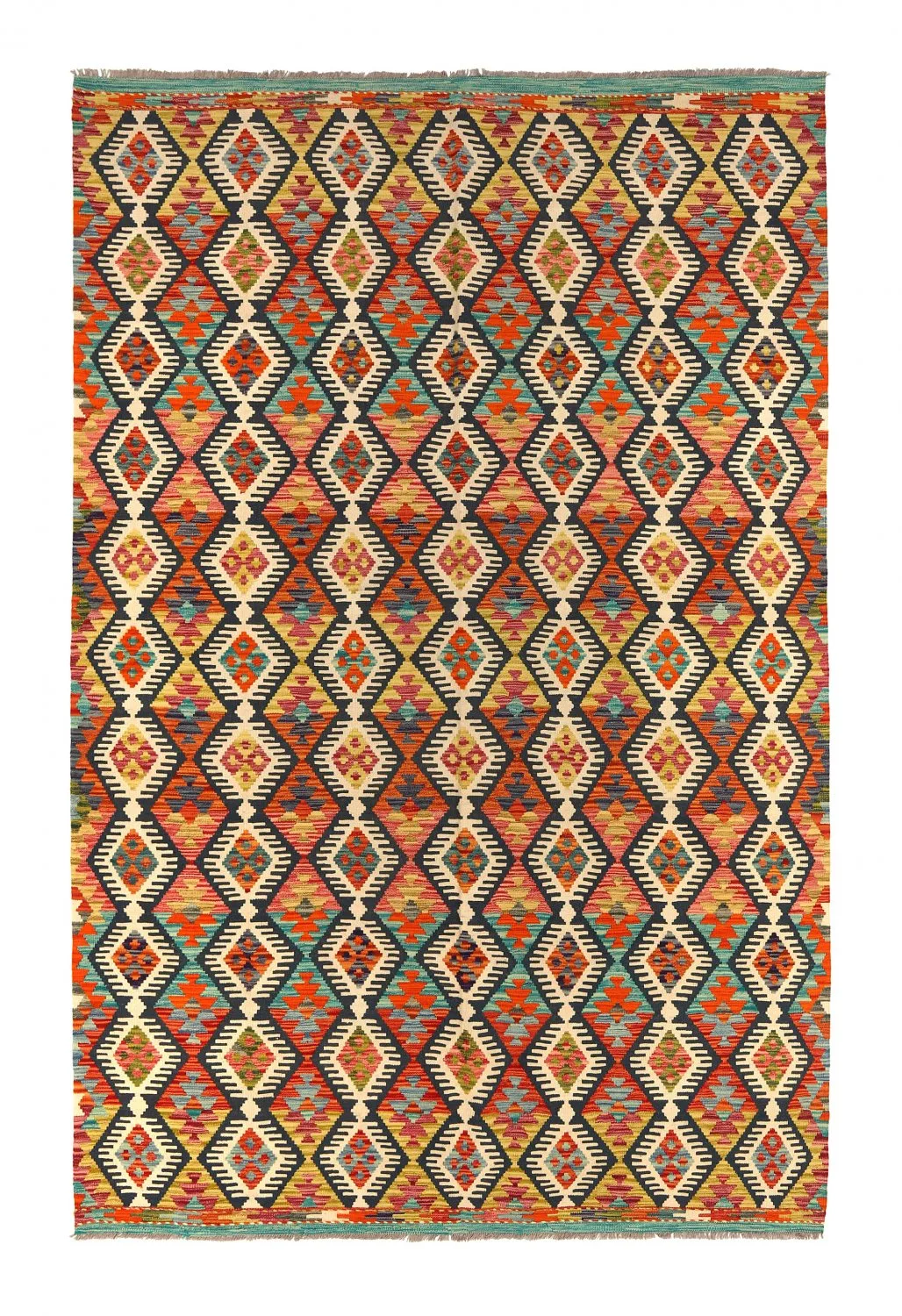 Orientalsk kelimteppe 303 x 199 cm (Størrelse: 303 x 199 cm)