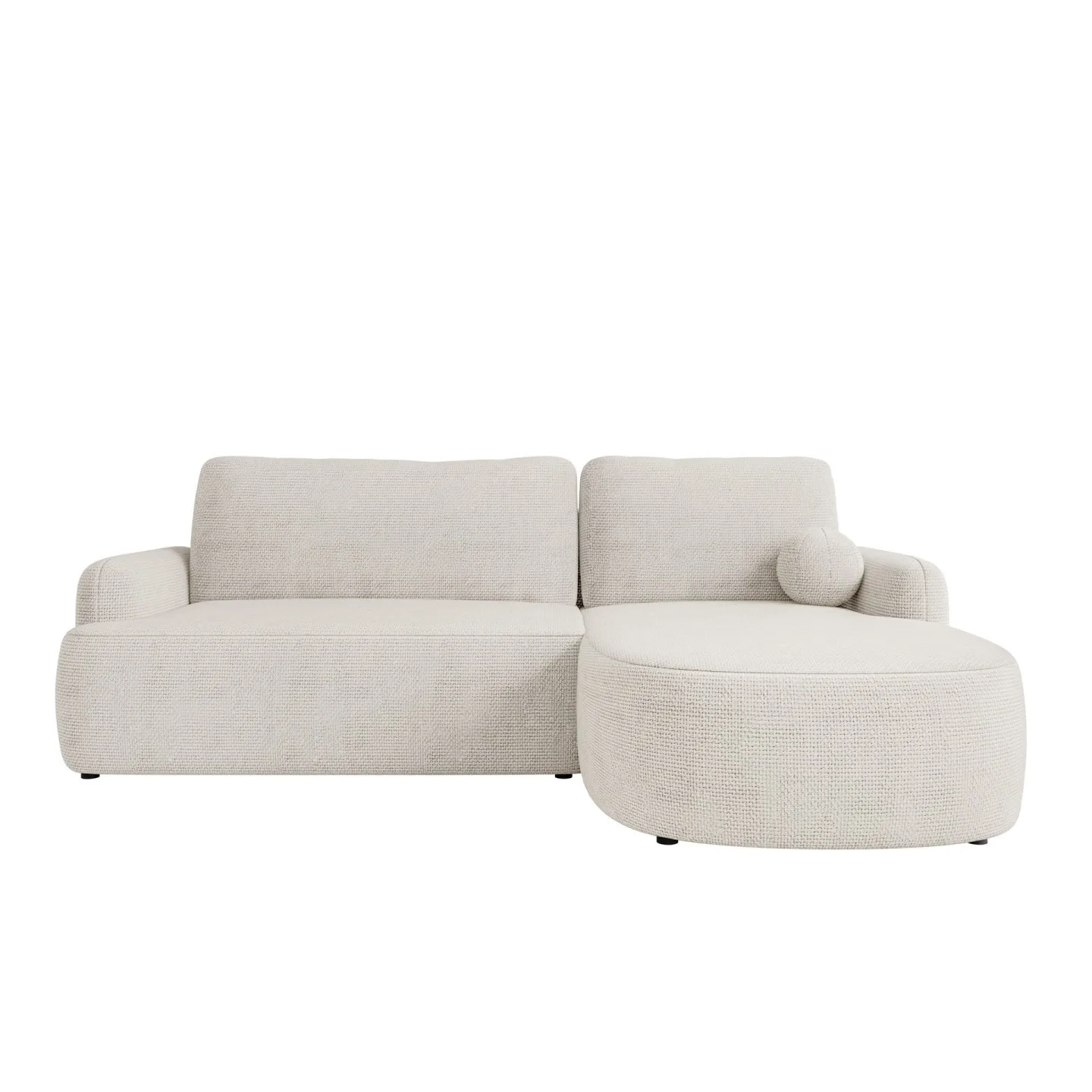 Branrel 3-sits Soffa med divan - vit