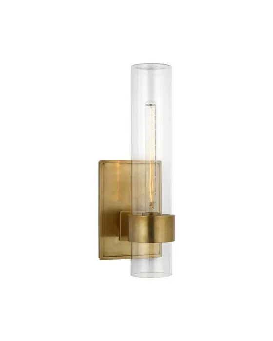 Presidio 18" Outdoor Sconce Antique Brass