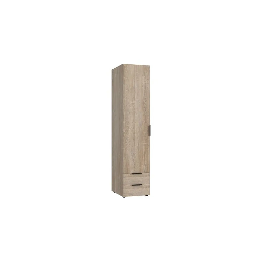 Kleiderschrank Modu eiche Holzwerkstoff B 40 cm