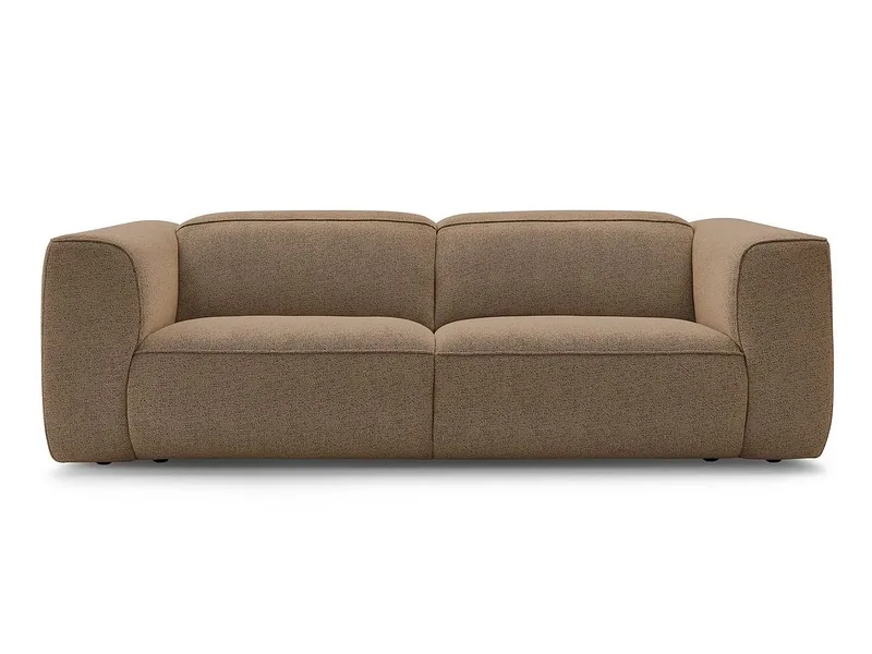 3er Sofa BOBOCHIC WILLIAM Stoff chiniert orange