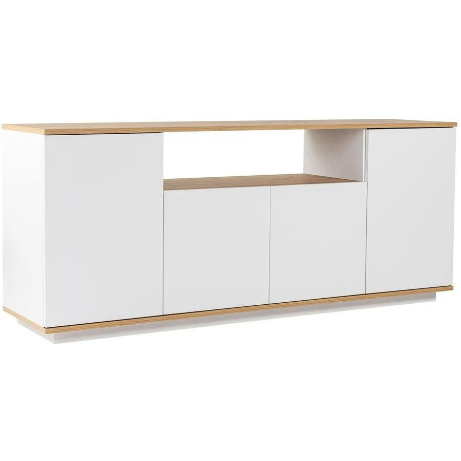 Sideboard Georis eiche Holzwerkstoff B 180 H 75 cm