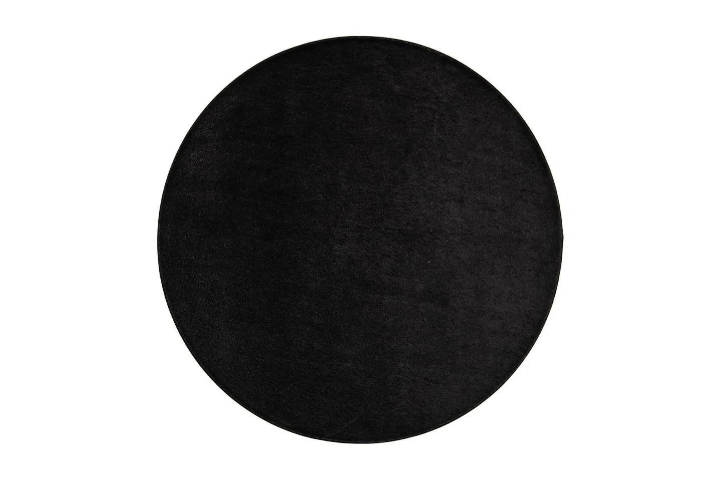Satine Matta Rund 160 cm Svart - Vm Carpet