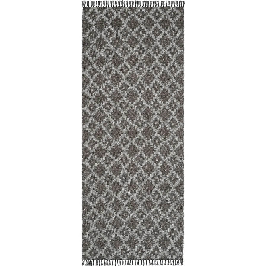 HORREDSMATTAN Teppich Noor braun Mischgewebe 80 x 400 cm