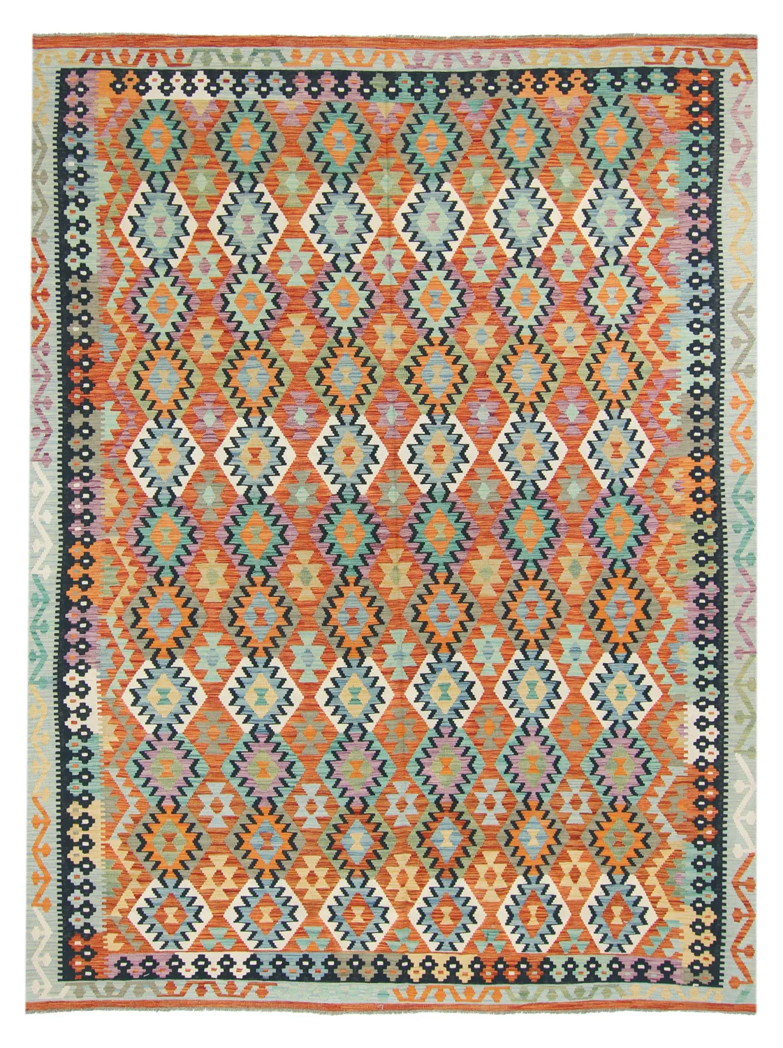 Orientalsk kelimteppe 345 x 262 cm (Størrelse: 345 x 262 cm)