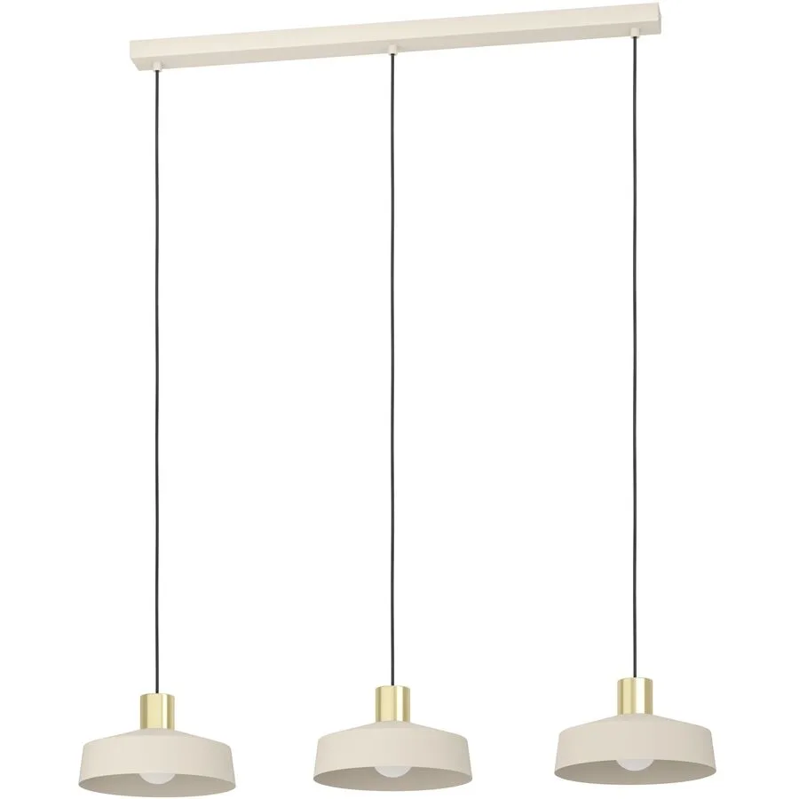 Eglo Pendellampe Valdiola Beige Stahl 23 cm 110 cm - Farbe: sand