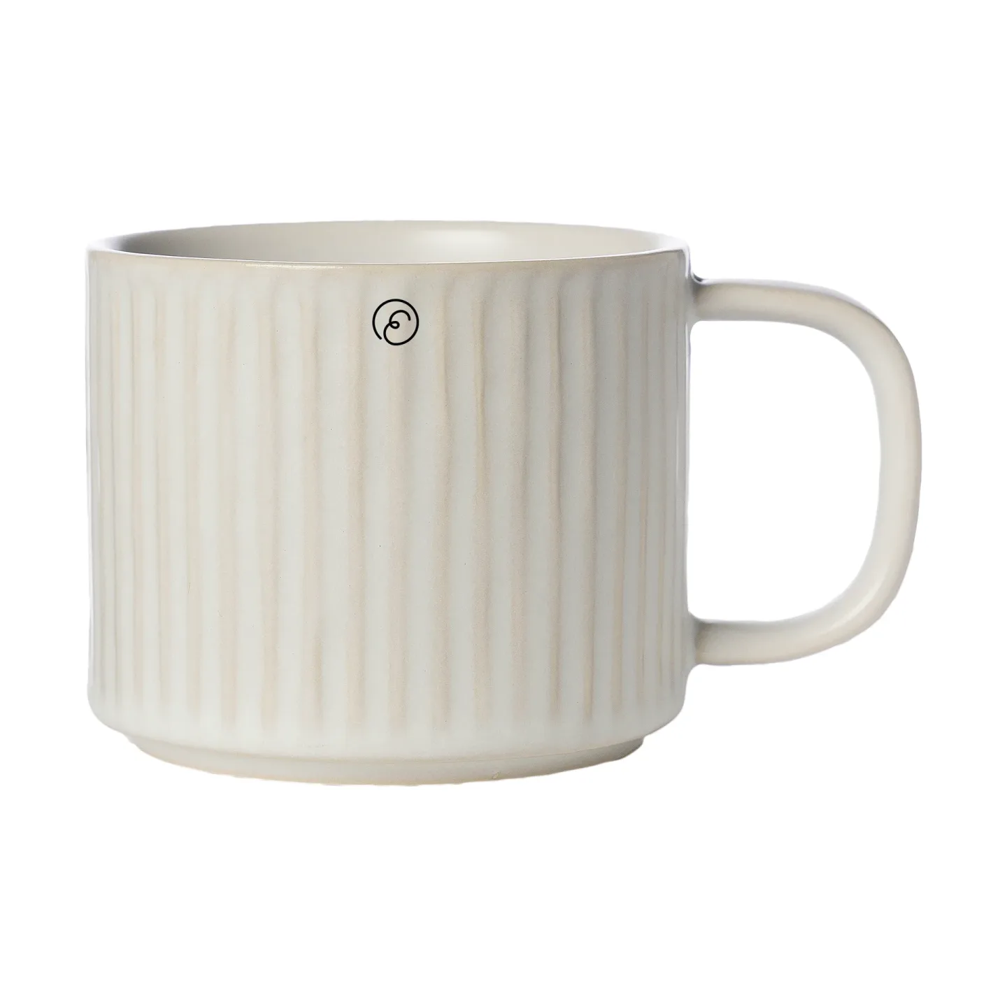 ERNST Ernst Teetasse geriffelt 36 cl Naturweiß