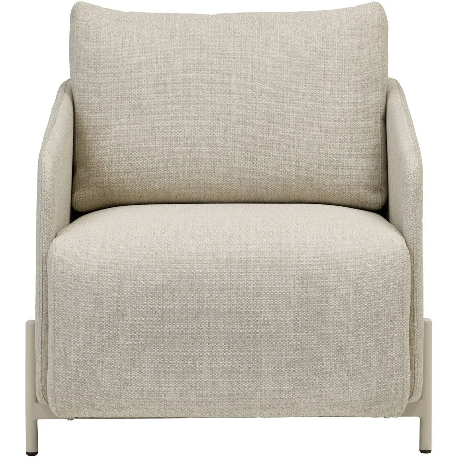 Loungesessel Cala beige Polyester B 75 T 81 cm