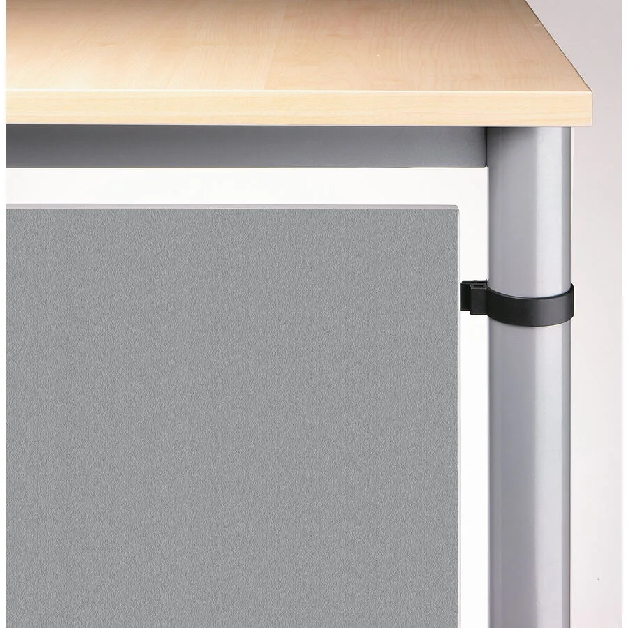 Tischzubehör Office Silber Holz - Material: Holzwerkstoff