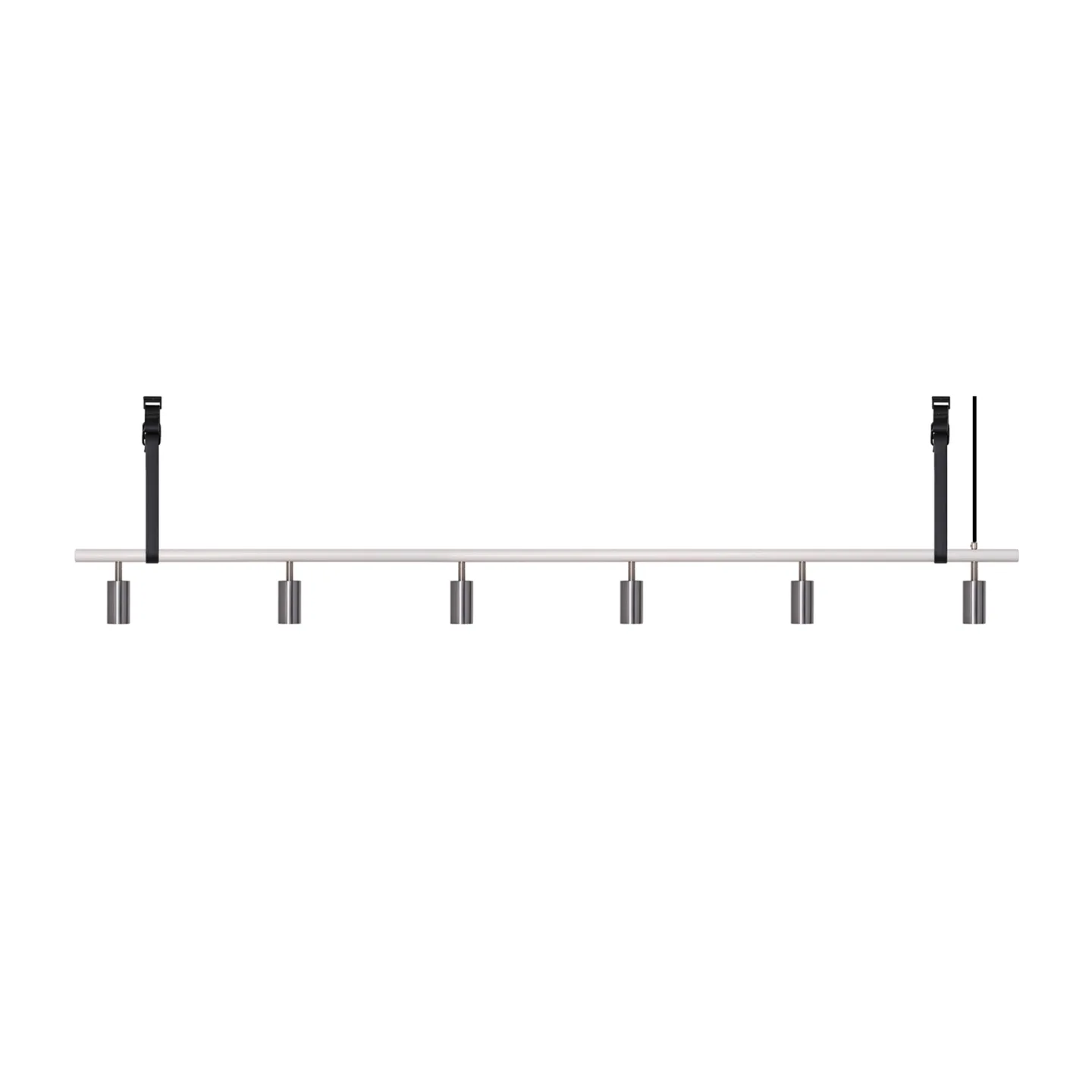 Rubn - Long John 6 White/Steel / Black Leather - Takkronor - Niclas Hoflin - Silver,Vit