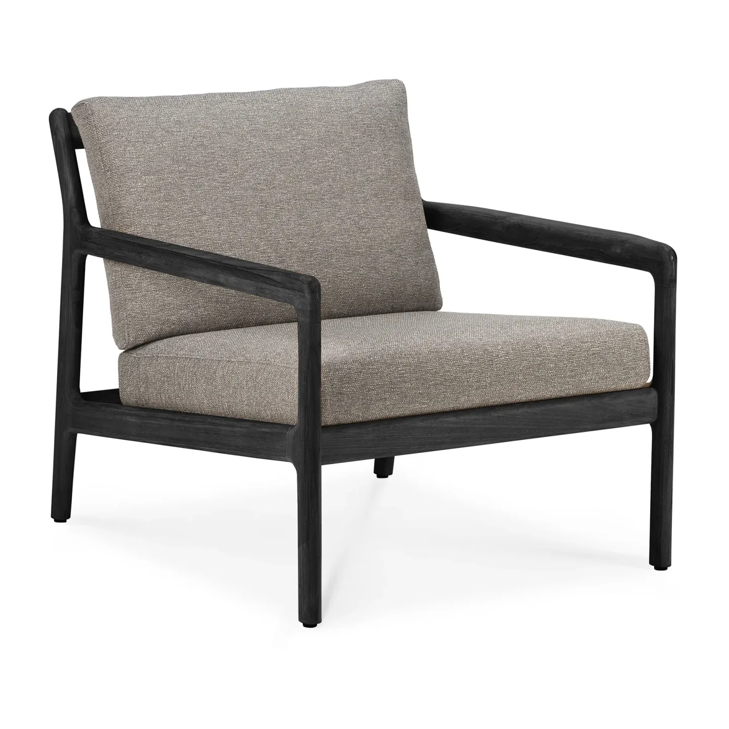Ethnicraft Jack Outdoor-Loungesofa schwarzgebeizt teak Mocha