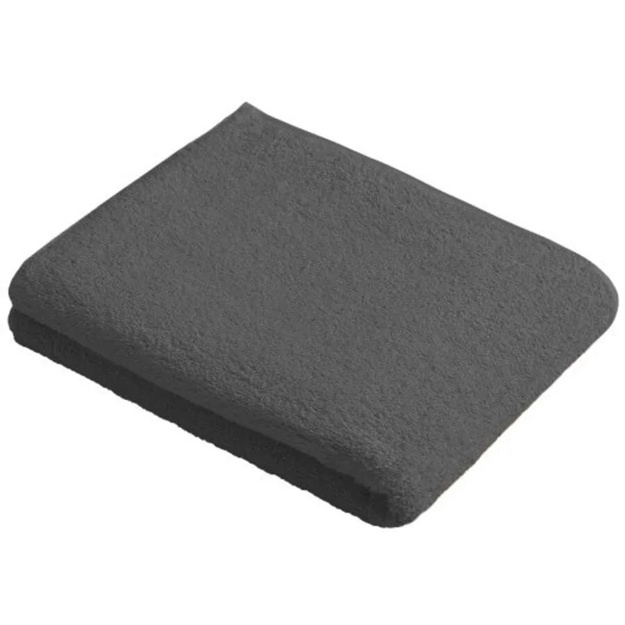 Vossen Badetuch New Generation dunkelgrau Baumwolle