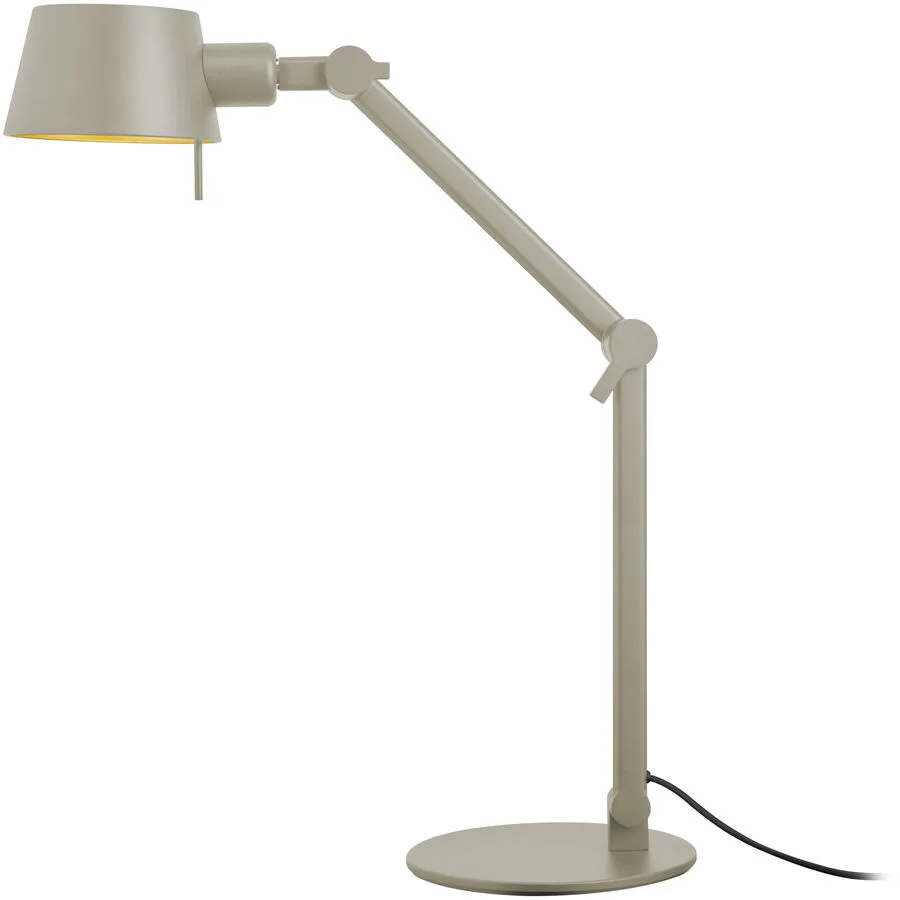 Tischlampe Medo Beige Metall 22 cm 93 cm - Farbe: sand