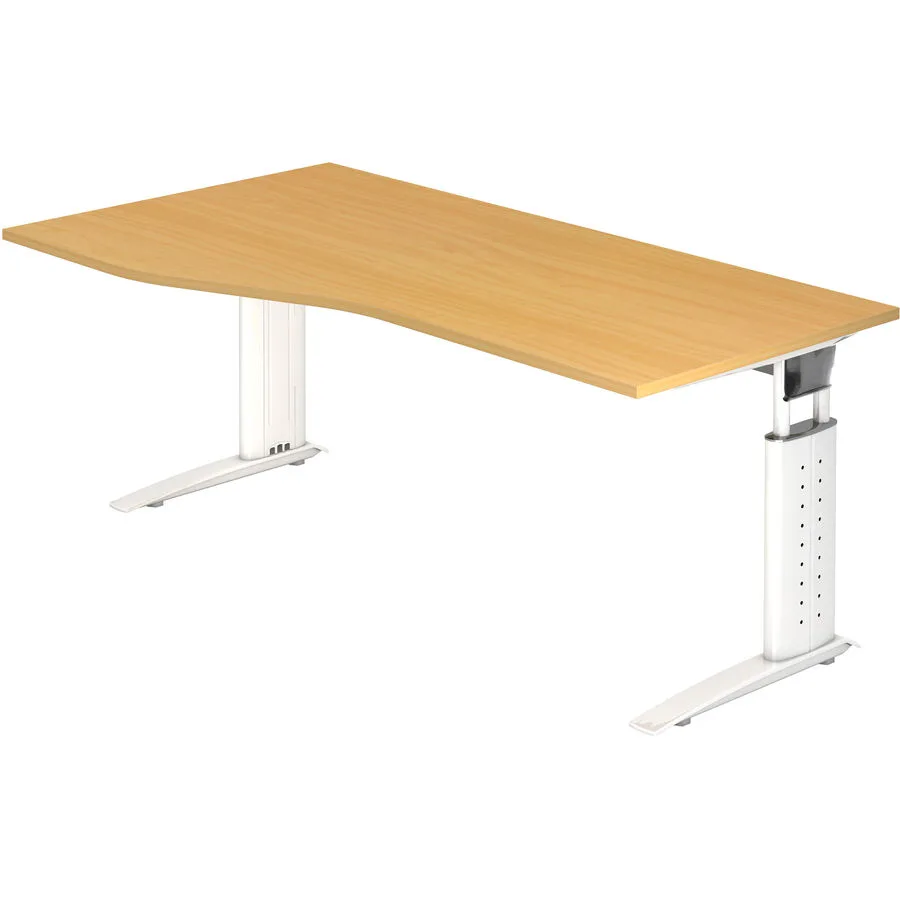 Schreibtisch Office Buche Dekor Holzwerkstoff B 180 T 100 cm