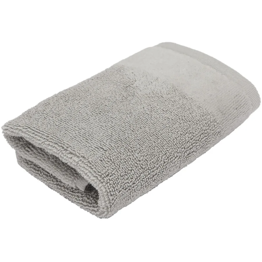 Living Home Handtuch Softfeel Silver Baumwolle