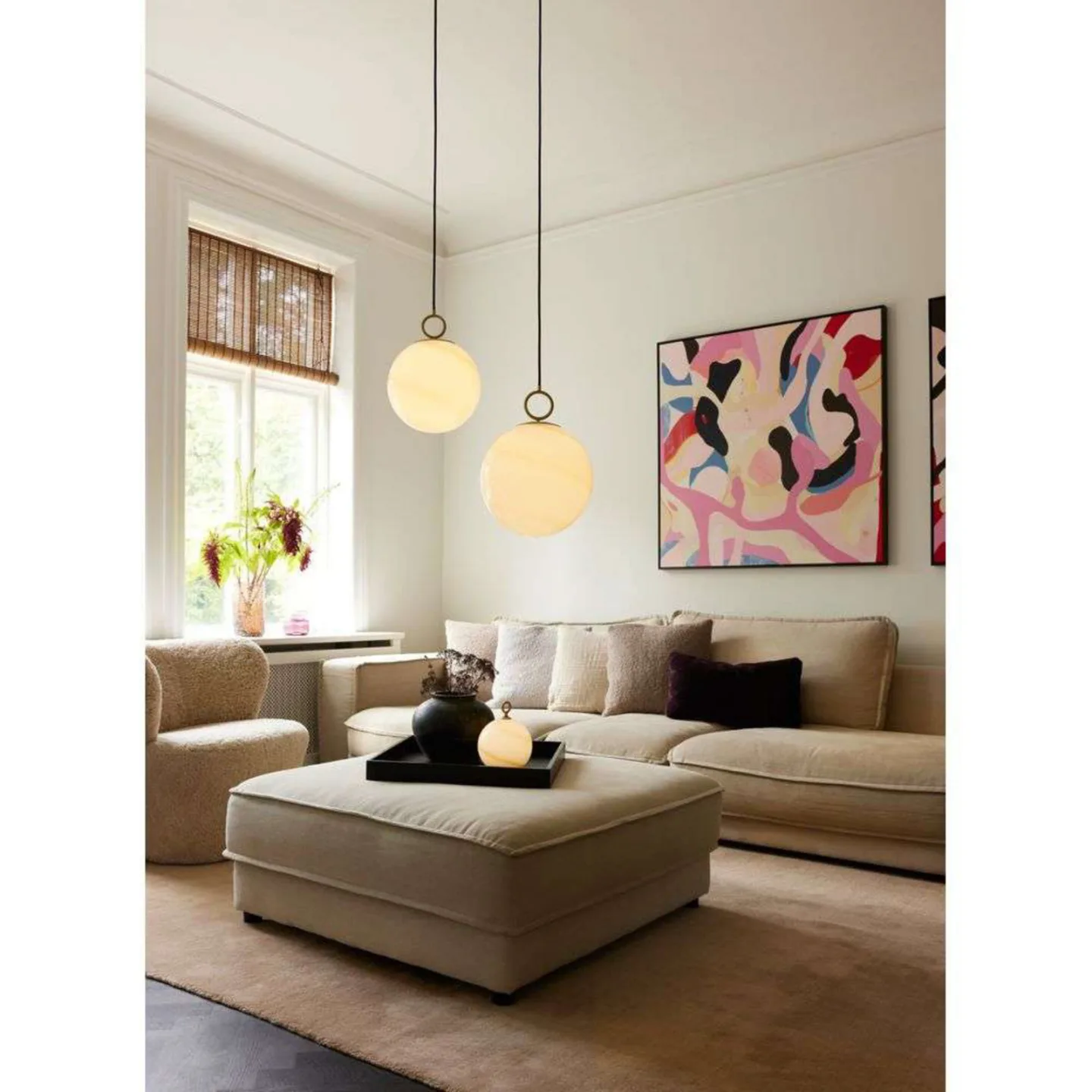 Stockholm Portable Tischleuchte Brown - Halo Design - Wohnzimmer - Glas
