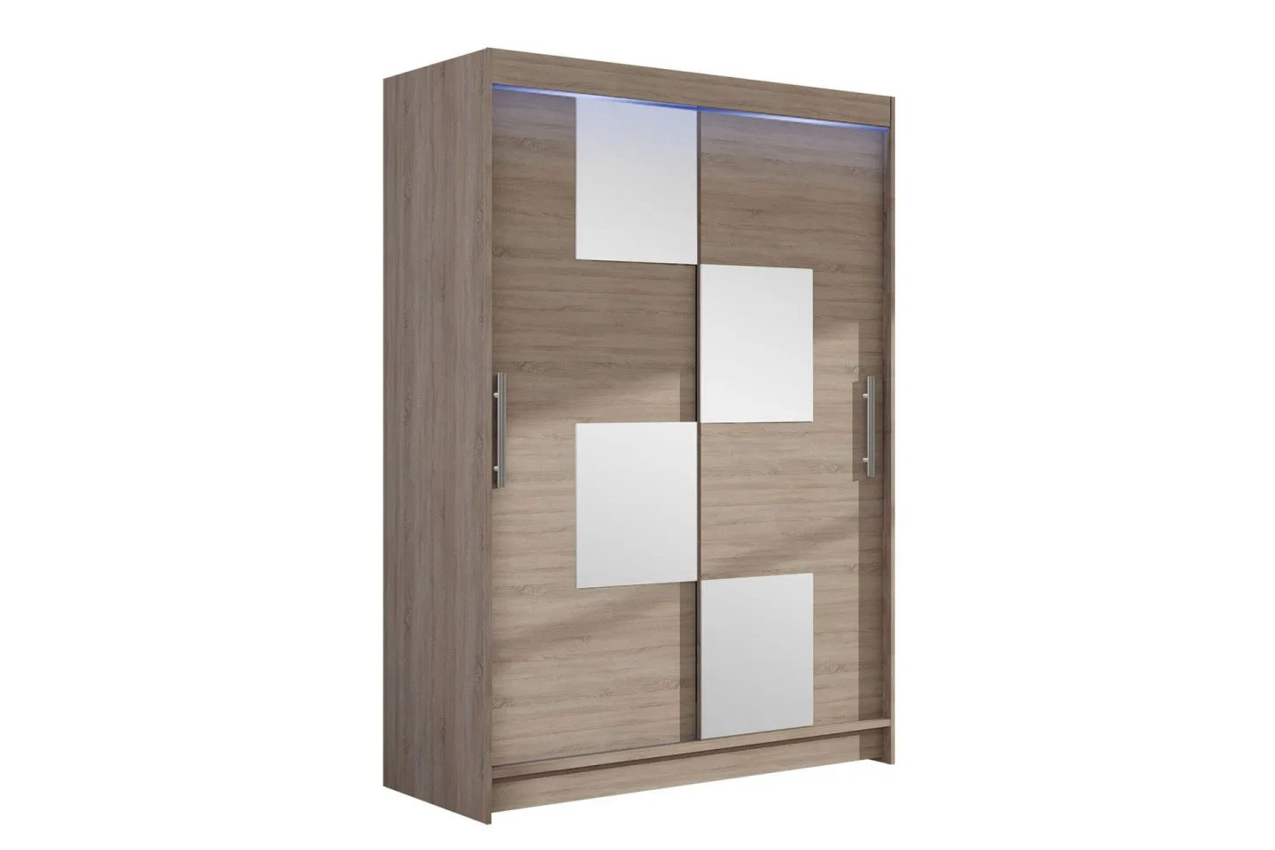 Estella Garderob med Spegel 120x200 cm - Beige