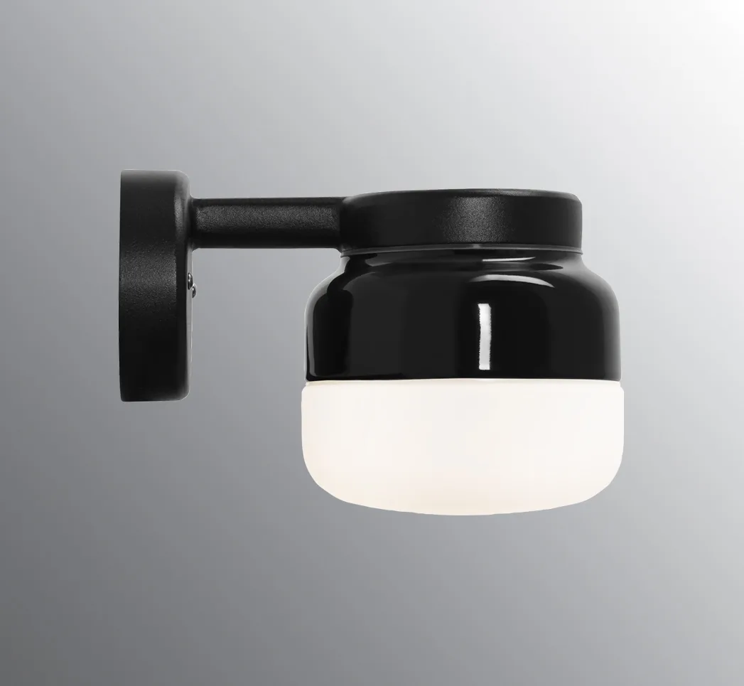 Ifö electric - Ohm Wall 140/150 - Badrumslampa - Svart