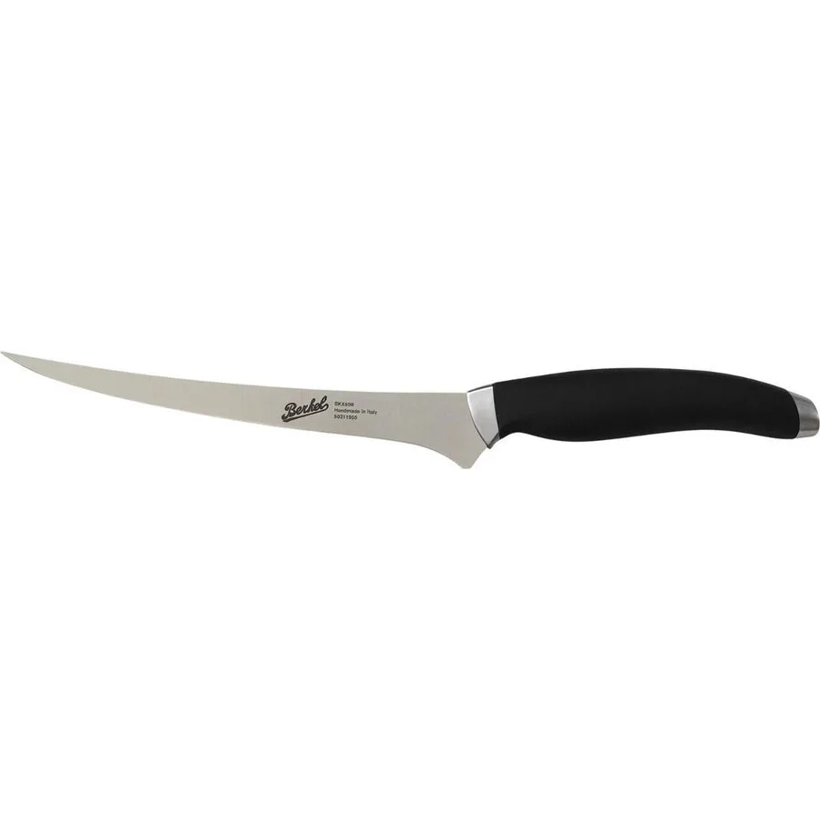 Berkel Filletiermesser Teknica schwarz Stahl