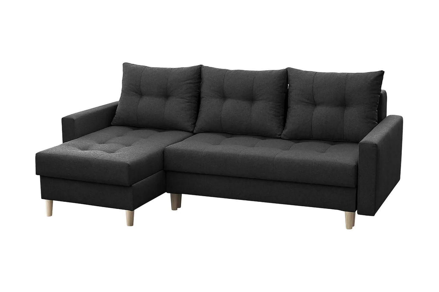 Bodo Divanbäddsoffa 222x140x90 cm - Blå