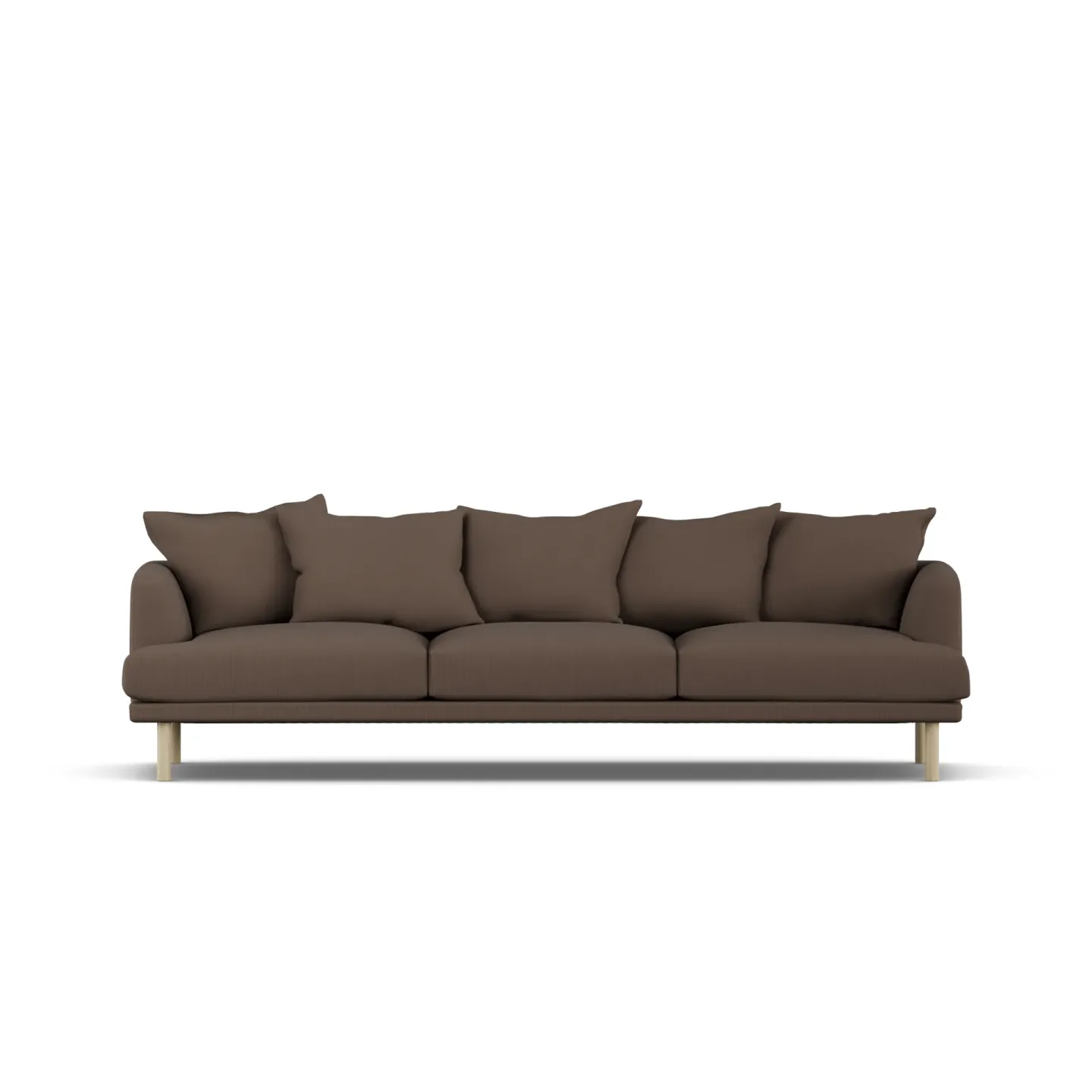 1898 Sjövik Sofa Jump Brown 1955-Eiche weiß geölt, 3,5-sitzig