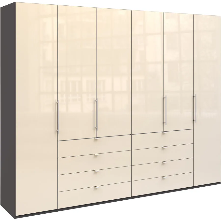 Kleiderschrank Folt taupe Holzwerkstoff B 300 cm
