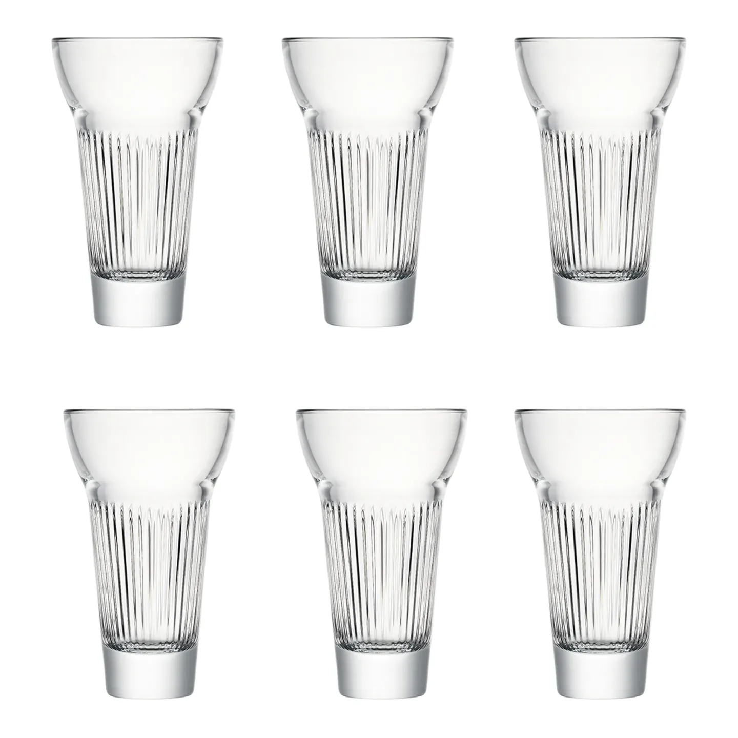 La Rochère Calanque Marius Trinkglas 22 cl 6er-Pack Transparent