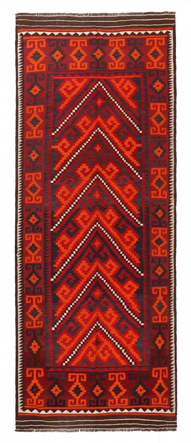 Orientalsk kelimteppe 401 x 161 cm