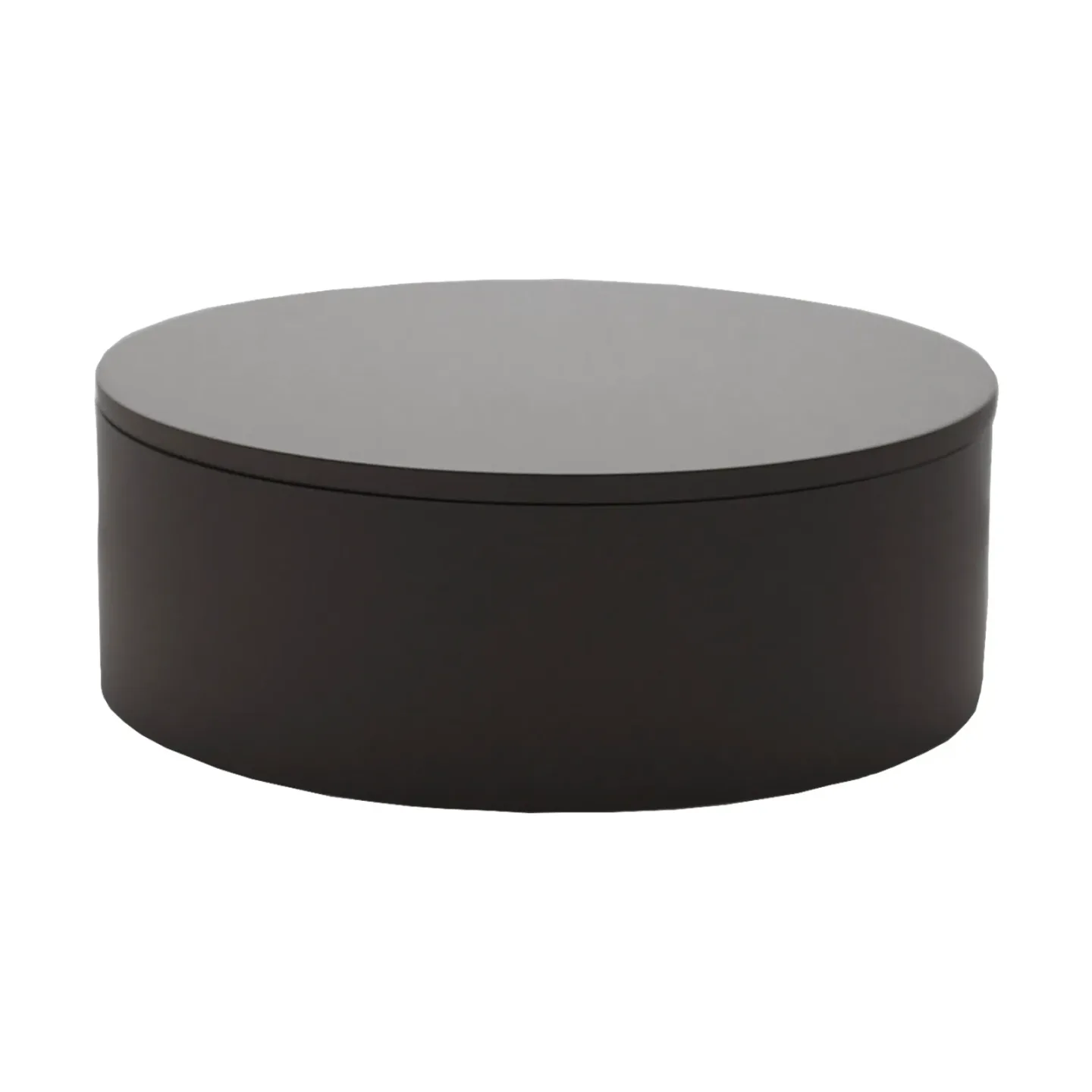 Mojoo Matt lackierte Aufbewahrungsbox Ø20x7 cm Black