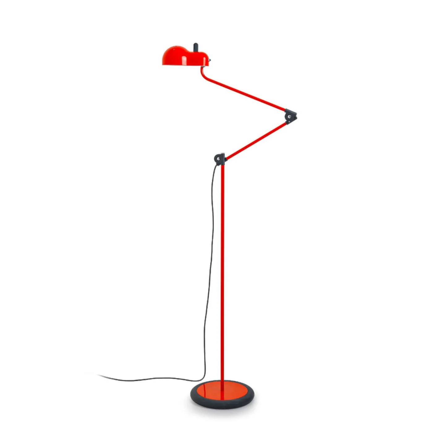 Topo LED-Stehleuchte, rot, Höhe 140 cm - Stilnovo - Wohnzimmer - Design - Metall - Einflammig