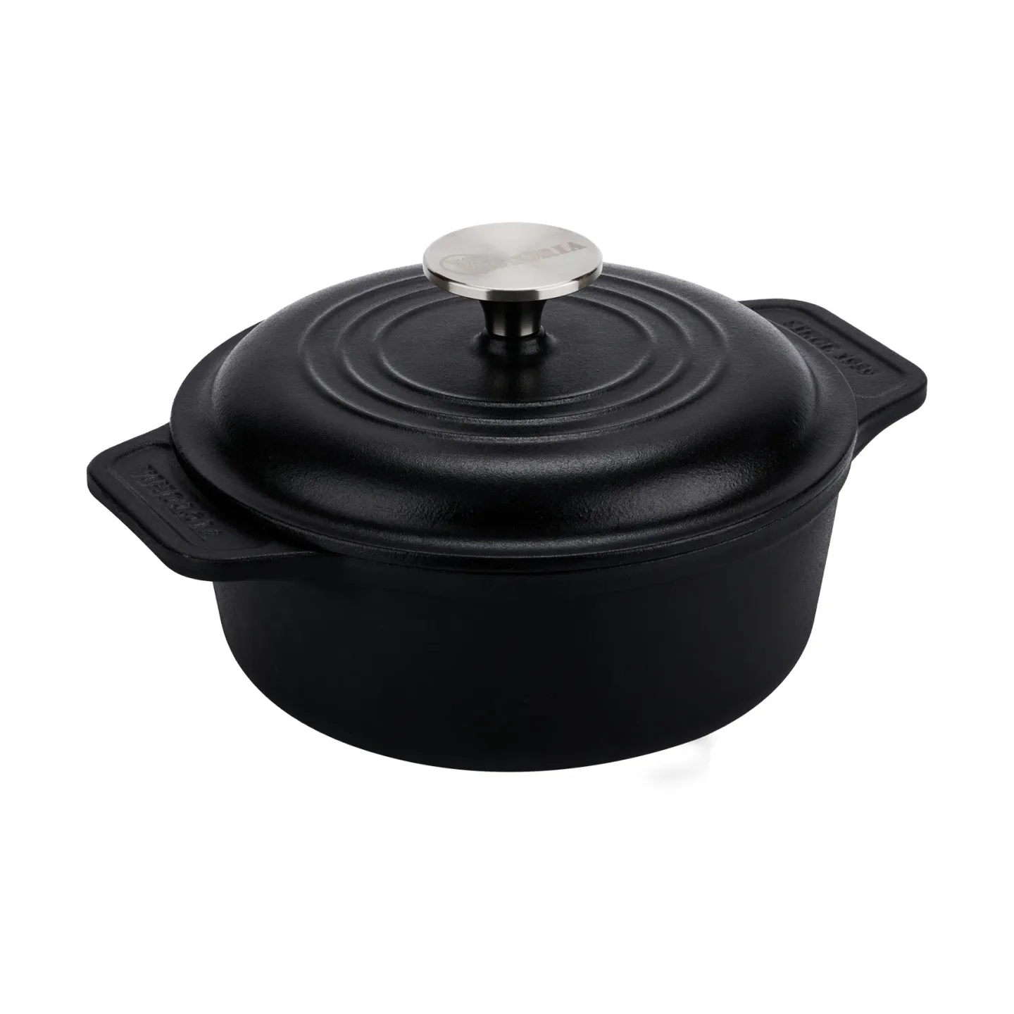 Victoria Victoria Kochtopf Gusseisen pre-seasoned 1,9 L