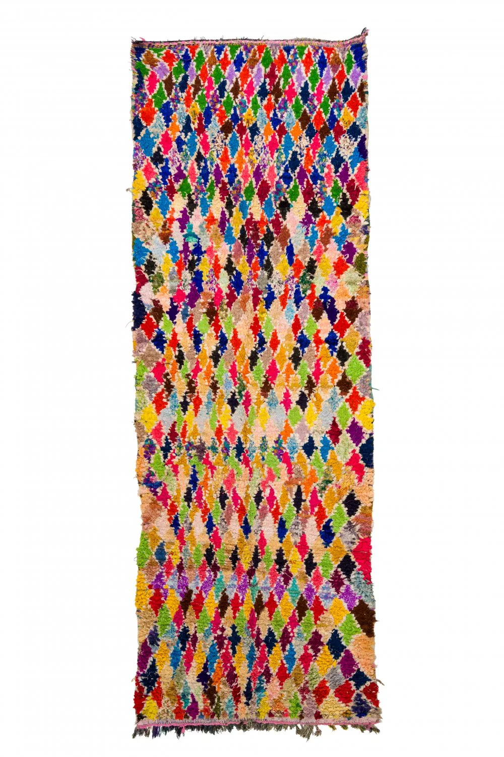 Marokkansk Boucherouite-teppe 120 x 335 cm (Størrelse: 120 x 335 cm)