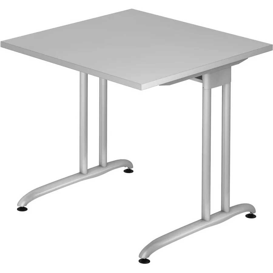 Schreibtisch Office grau Holzwerkstoff B 80 T 80 cm