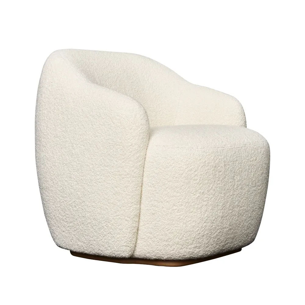 Fogia Barba Sessel Stoff Karakorum Ivory Ivory