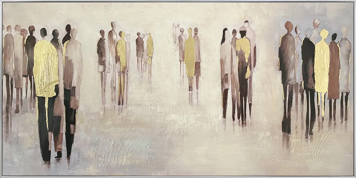 image LAND Gemälde Gold People | Schubiger Möbel