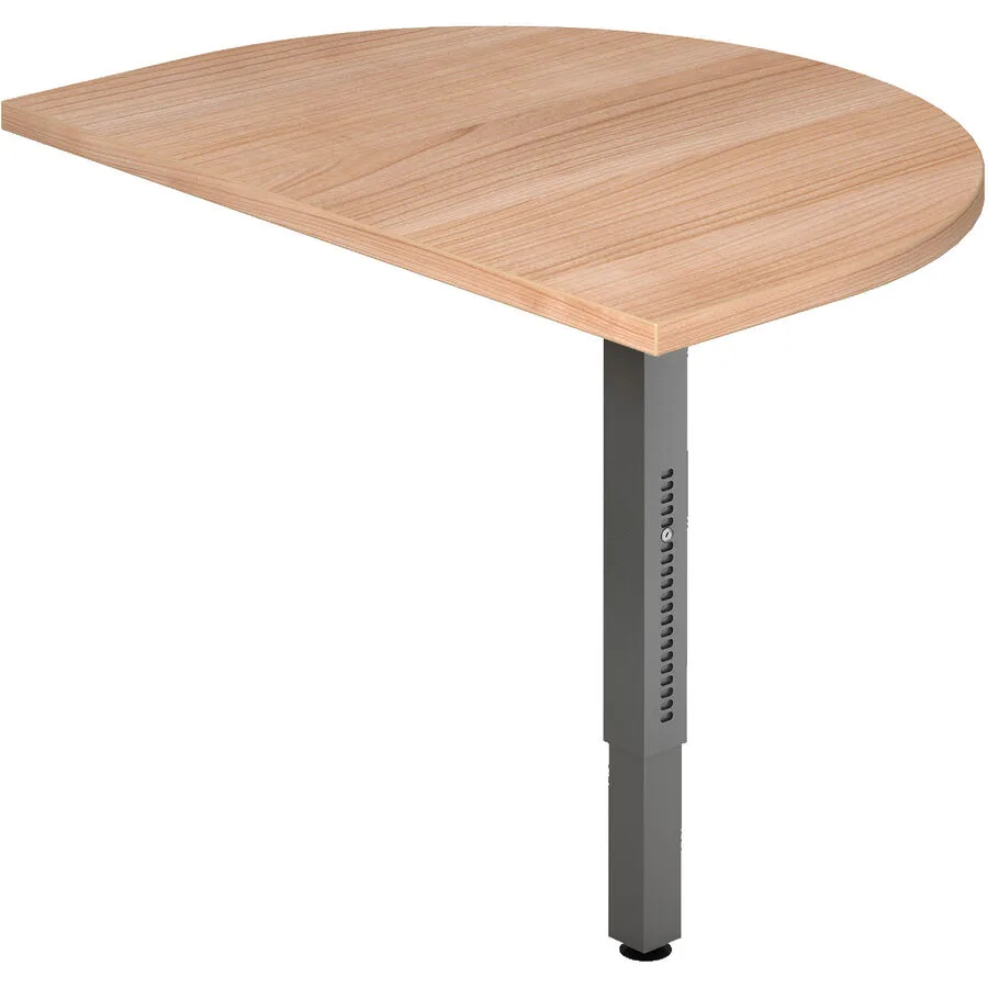Anbautisch Office nussbaum Holzwerkstoff B 60 T 80 cm