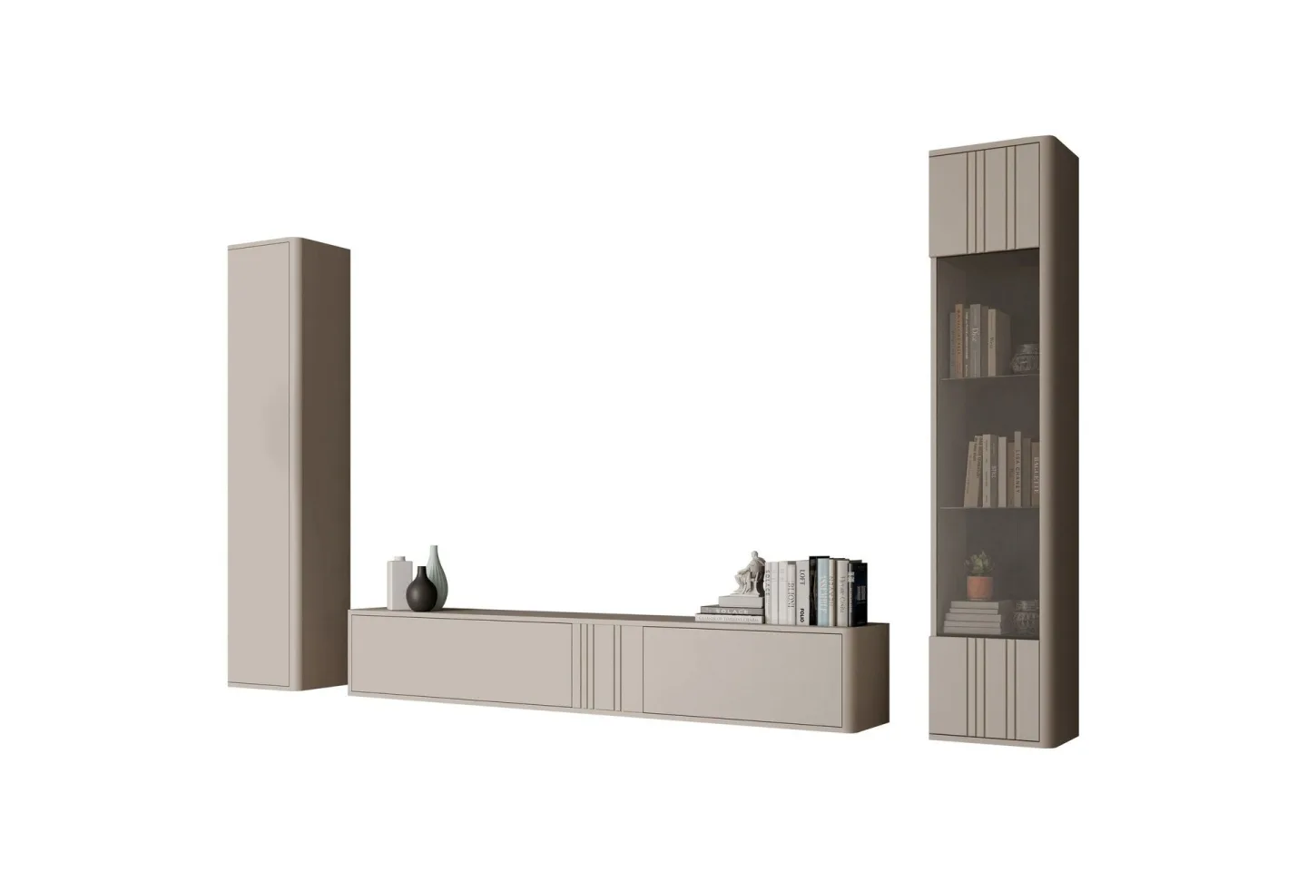 Zalricus Möbelset För Vardagsrum - Beige