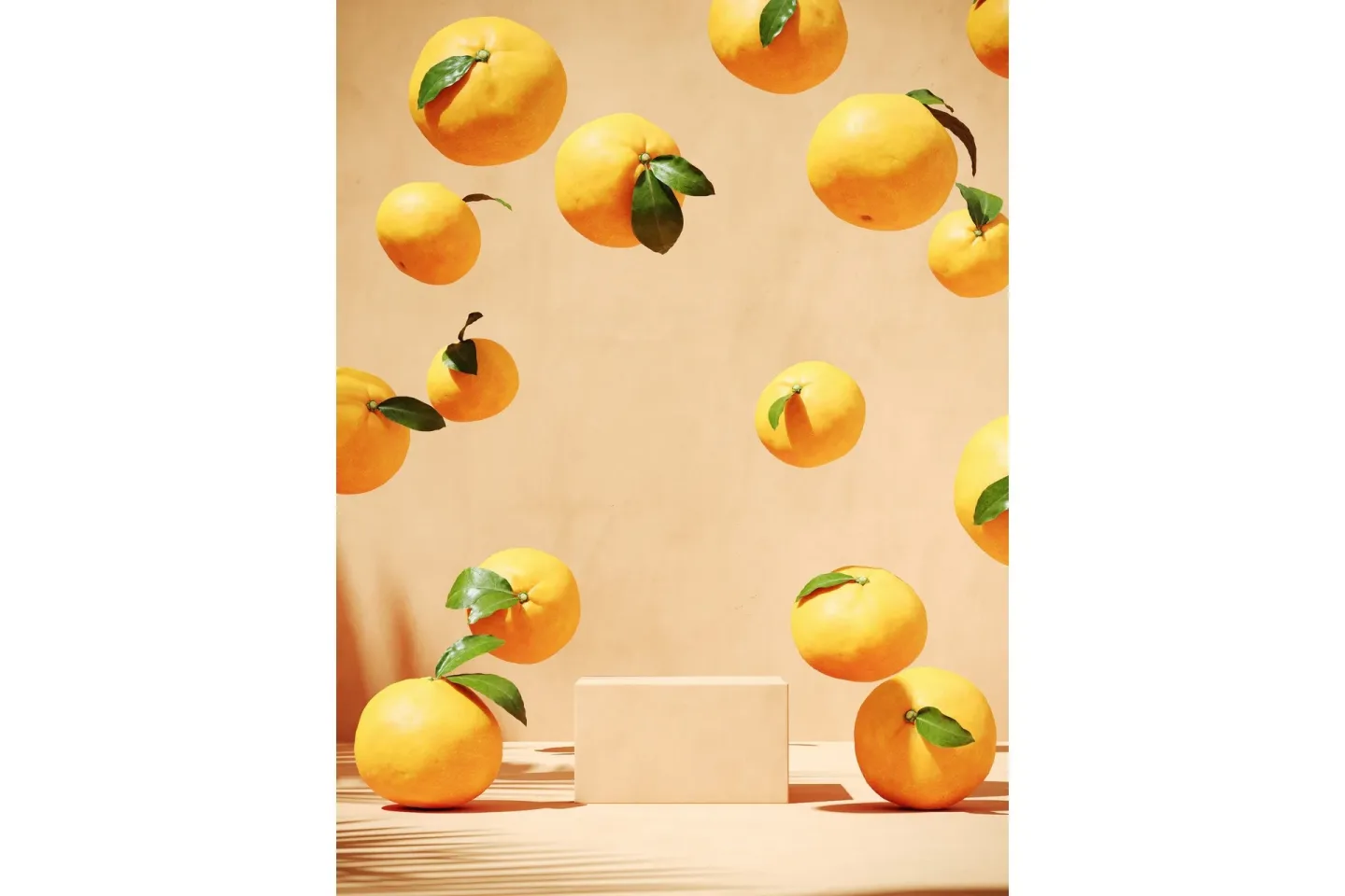 Poster Lemons 21x30 cm - Beige