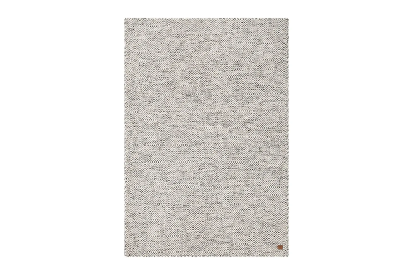 Gåsöga Ullmatta 300x400 cm Rektangulär - Grå