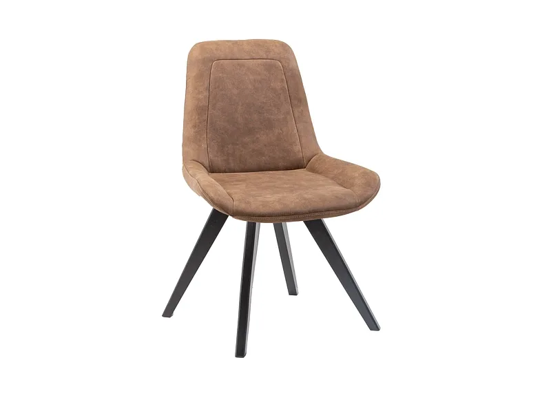 Stuhl AROSA Stoff braun drehsitz
