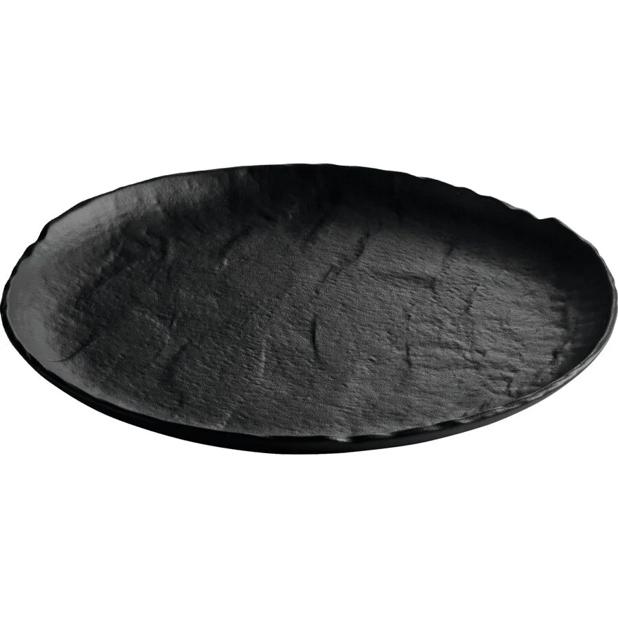 Chic Teller flach Livelli Black Schwarz Porzellan 26 cm