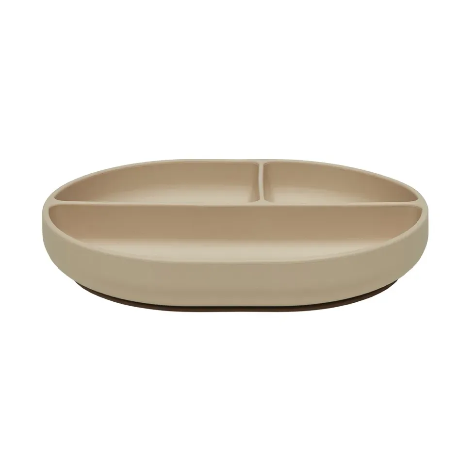 OYOY Enkei Suction Kinderteller Beige