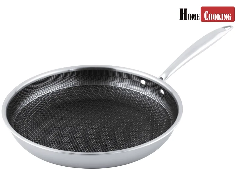 HOME COOKING Bratpfanne BILAL II Ø28cm stahl rostfrei silberfarben