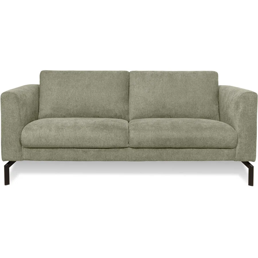 Sofa Gomero Rechts Stoff blassgrün B 186 T 93 cm