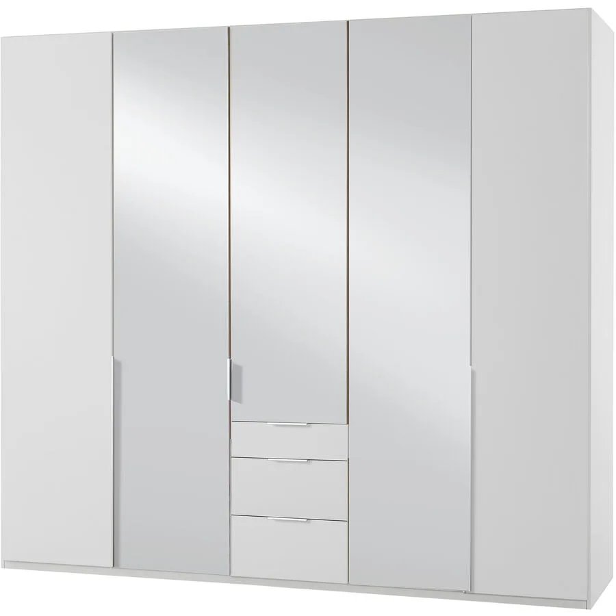 Kleiderschrank Jagor weiss Holzwerkstoff B 225 cm