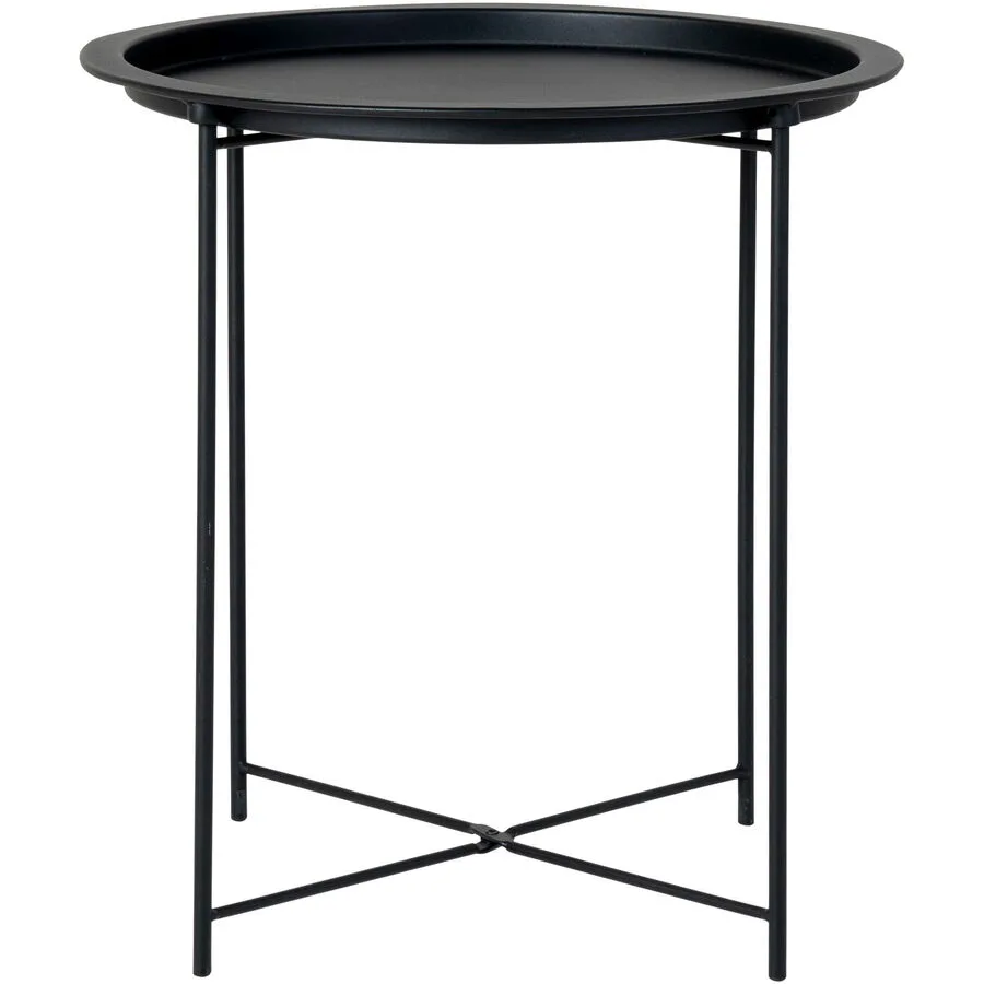 Beistelltisch Xendia Schwarz Stahl 47 cm